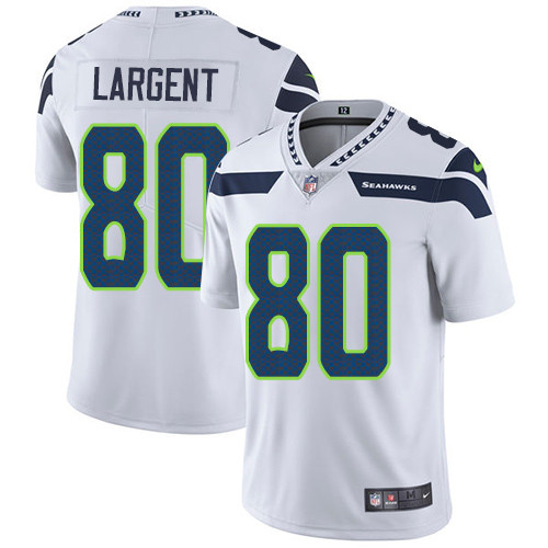  Seahawks 80 Steve Largent White Vapor Untouchable Player Limited Jersey