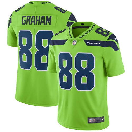  Seahawks 88 Jimmy Graham Green Vapor Untouchable Player Limited Jersey