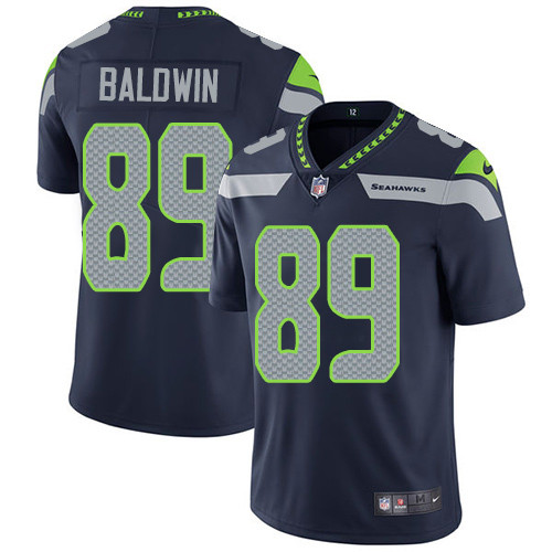  Seahawks 89 Doug Baldwin Navy Vapor Untouchable Player Limited Jersey
