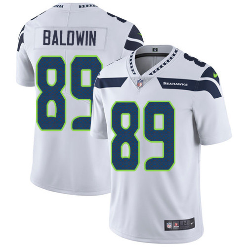  Seahawks 89 Doug Baldwin White Vapor Untouchable Player Limited Jersey