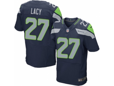  Seattle Seahawks 27 Eddie Lacy Elite Steel Blue Team Color NFL Jersey