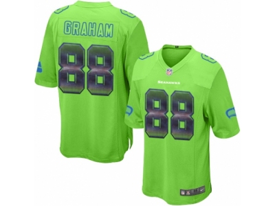  Seattle Seahawks 88 Jimmy Graham Limited Green Strobe NFL Jersey