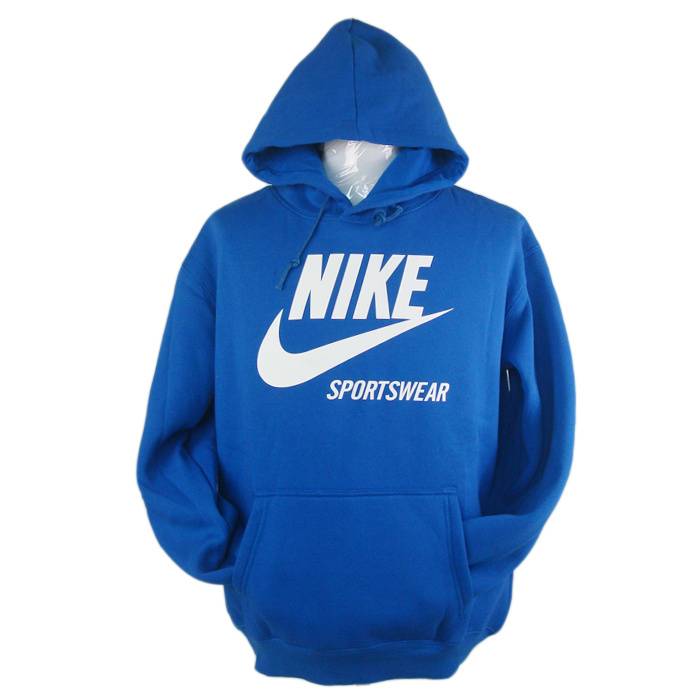  Sportswear Flocking Blue Hoody