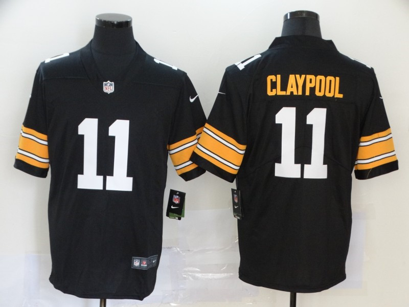 Nike Steelers 11 Chase Claypool Black 2020 NFL Draft First Round Pick Vapor Untouchable Limited Jersey