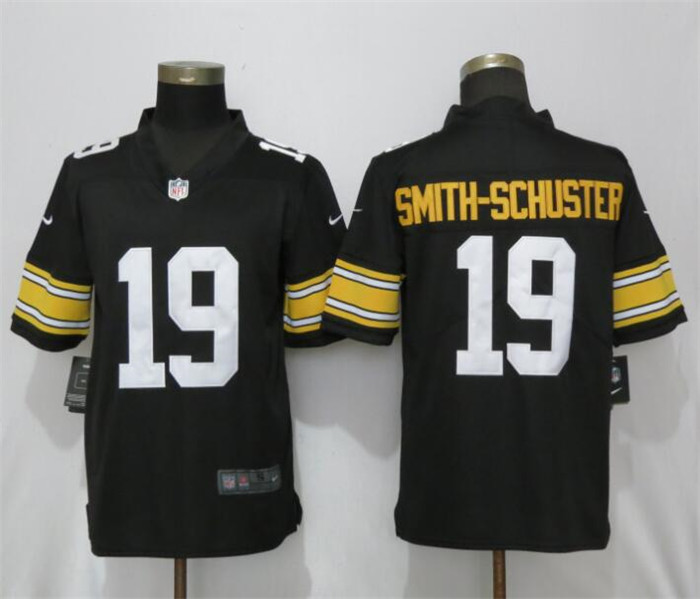  Steelers 19 JuJu Smith Schuster Black Alternate Game Jersey