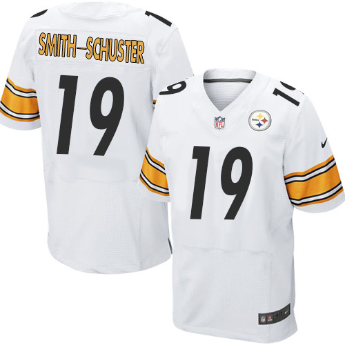  Steelers 19 JuJu Smith Schuster White Elite Jersey