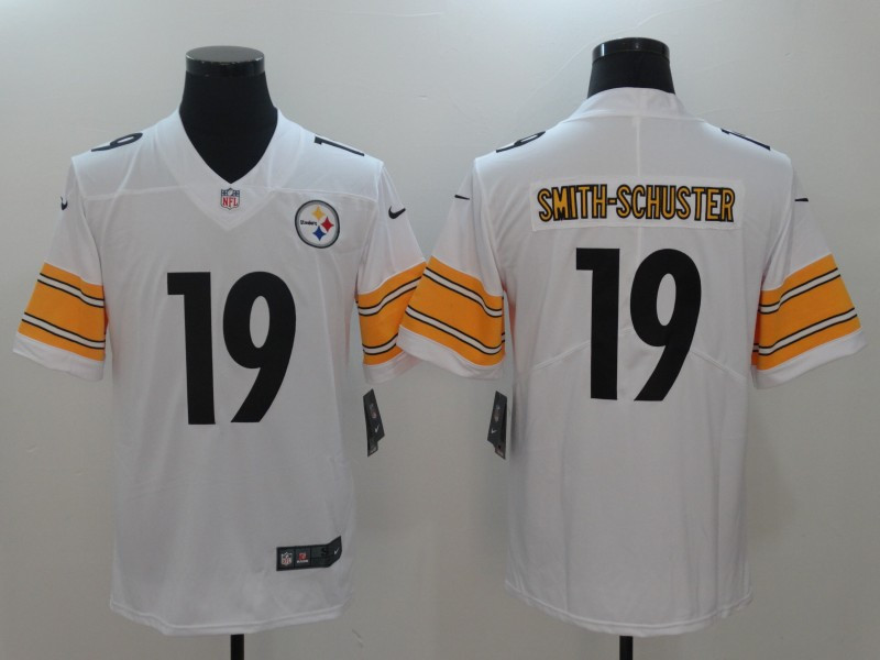  Steelers 19 JuJu Smith Schuster White Vapor Untouchable Player Limited Jersey