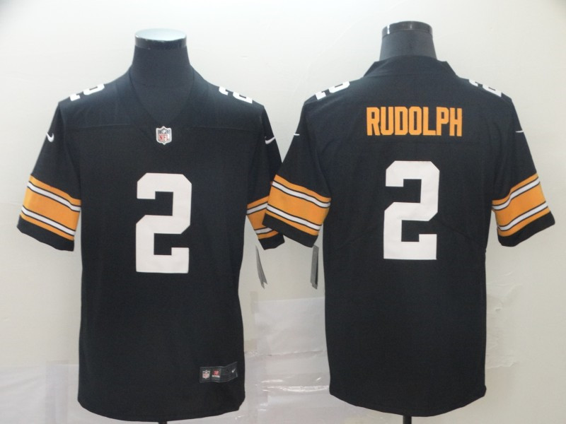 Nike Steelers 2 Mason Rudolph Black Alternate Vapor Untouchable Limited Jersey
