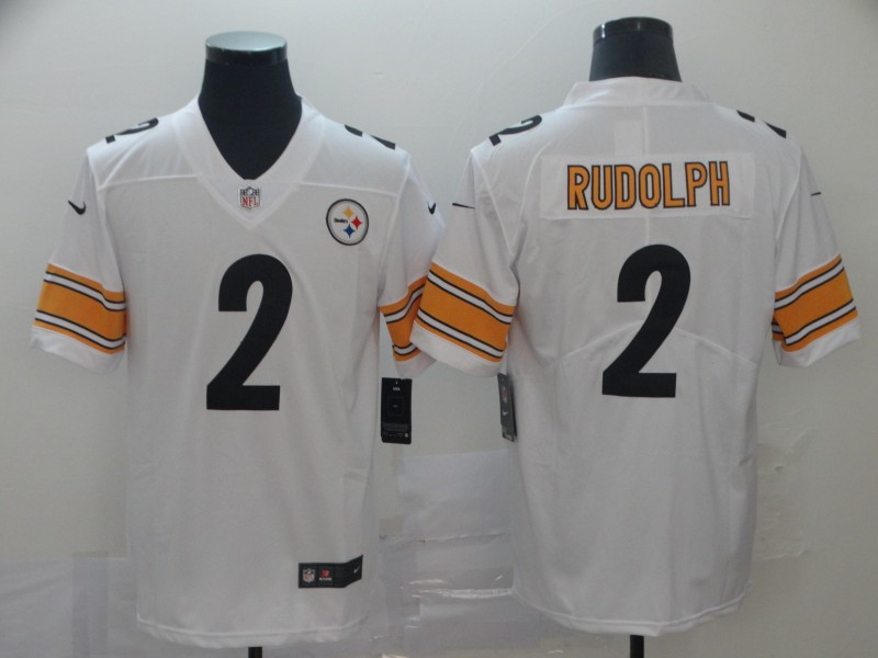 Nike Steelers 2 Mason Rudolph White Vapor Untouchable Limited Jersey