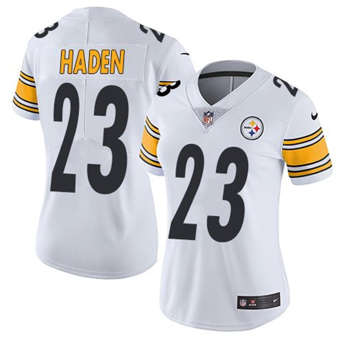  Steelers 23 Joe Haden White Women Vapor Untouchable Limited Jersey