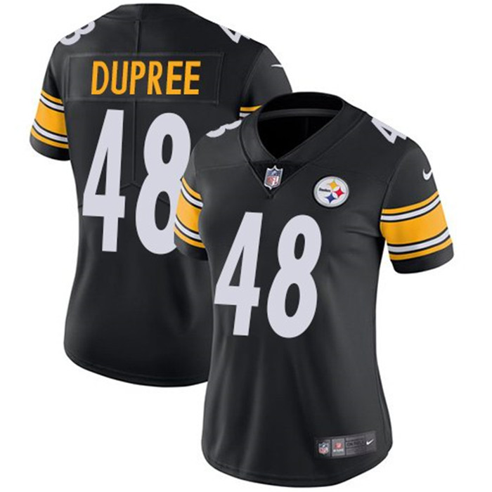  Steelers 48 Bud Dupree Black Women Vapor Untouchable Limited Jersey