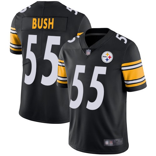 Nike Steelers 55 Devin Bush Black Youth 2019 NFL Draft First Round Pick Vapor Untouchable Limited Jersey