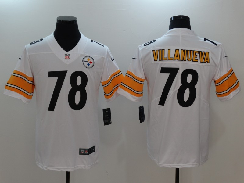  Steelers 78 Alejandro Villanueva White Vapor Untouchable Players Limited Jersey