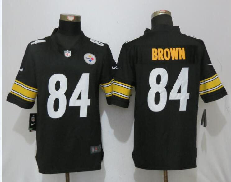  Steelers 84 Antonio Brown Black Vapor Untouchable Player Limited Jersey