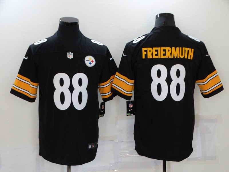 Nike Steelers 88 Pat Freiermuth Black Vapor Untouchable Limited Jersey