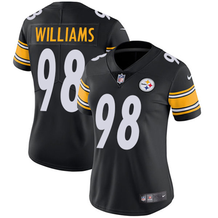  Steelers 98 Vince Williams Black Women Vapor Untouchable Limited Jersey
