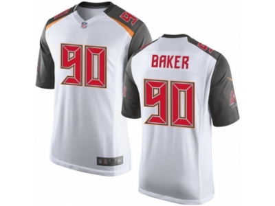  Tampa Bay Buccaneers 90 Chris Baker Limited White NFL Jersey