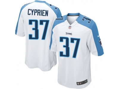  Tennessee Titans 37 Johnathan Cyprien Limited White NFL Jersey