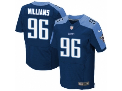  Tennessee Titans 96 Sylvester Williams Elite Navy Blue Alternate NFL Jersey