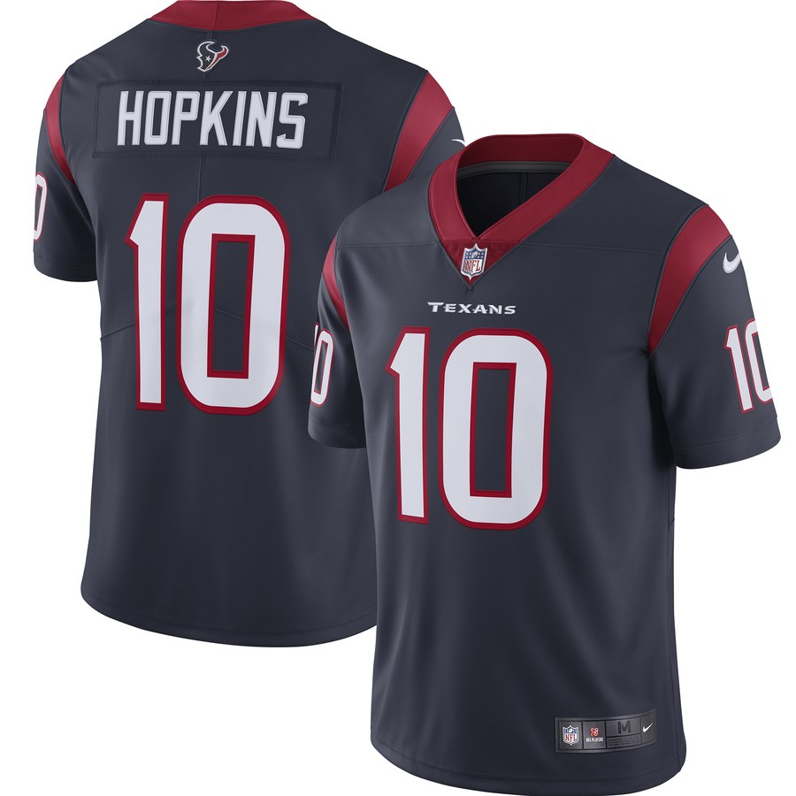 Nike Texans 10 DeAndre Hopkins Navy New 2019 Vapor Untouchable Limited Jersey