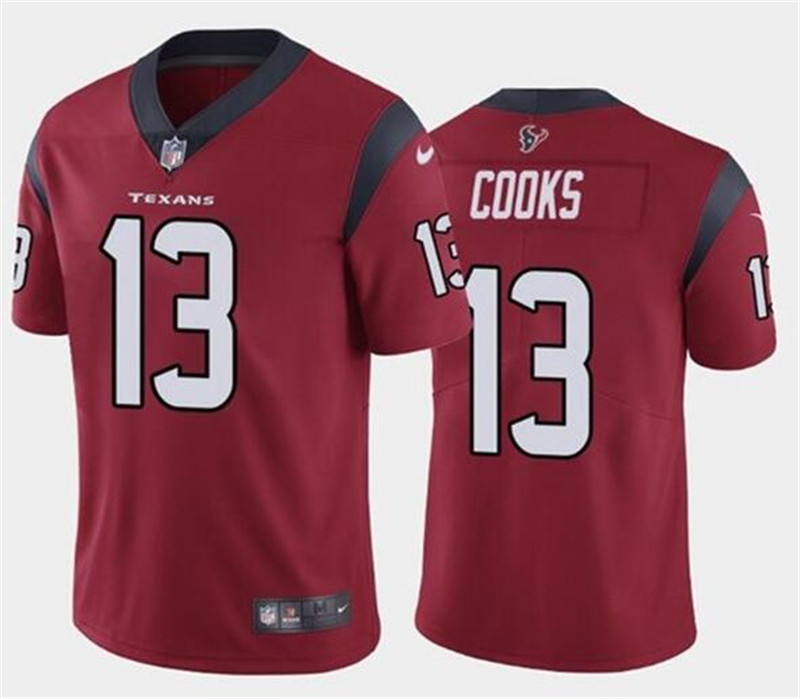 Nike Texans 13 Brandin Cooks Red Vapor Untouchable Limited Jersey