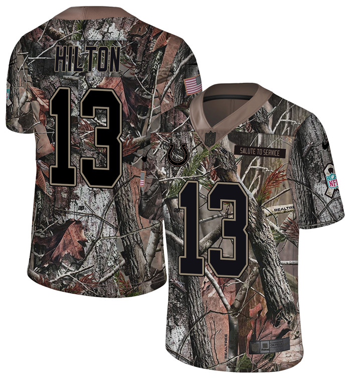  Texans 13 T.Y. Hilton Camo Rush Limited Jersey