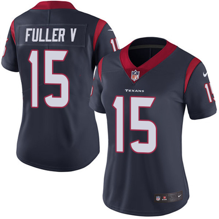  Texans 15 Will Fuller V Navy Women Vapor Untouchable Limited Jersey