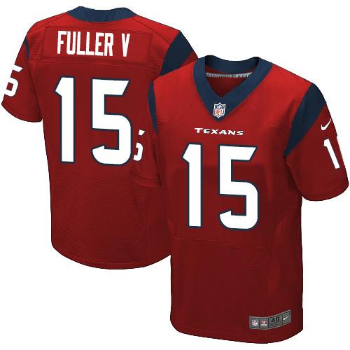  Texans 15 Will Fuller V Red Alternate Men Stitched NFL Elite Jersey