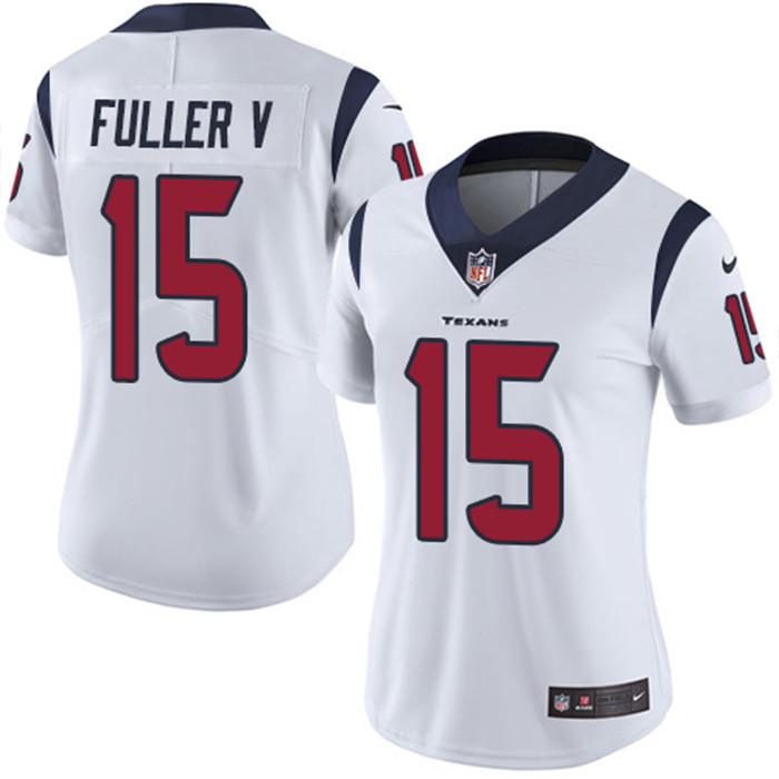  Texans 15 Will Fuller V White Women Vapor Untouchable Limited Jersey