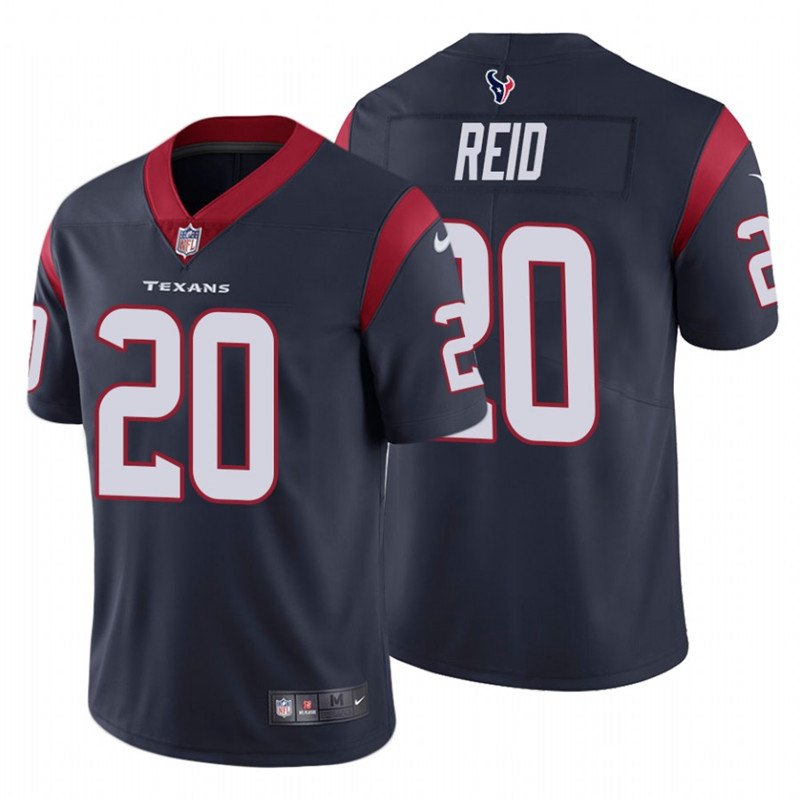 Nike Texans 20 Justin Reid Navy Vapor Untouchable Limited Jersey