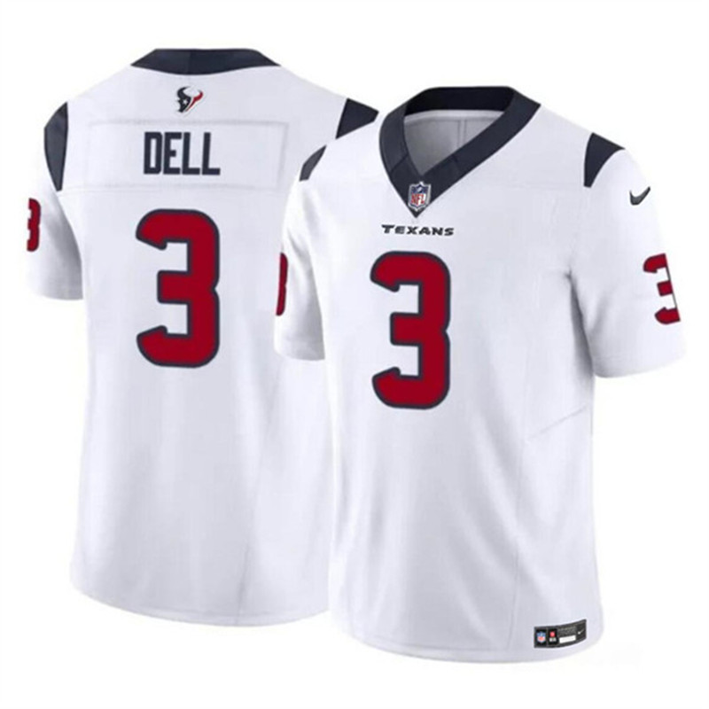 Nike Texans 3 Tank Dell White Vapor Untouchable Limited Jersey