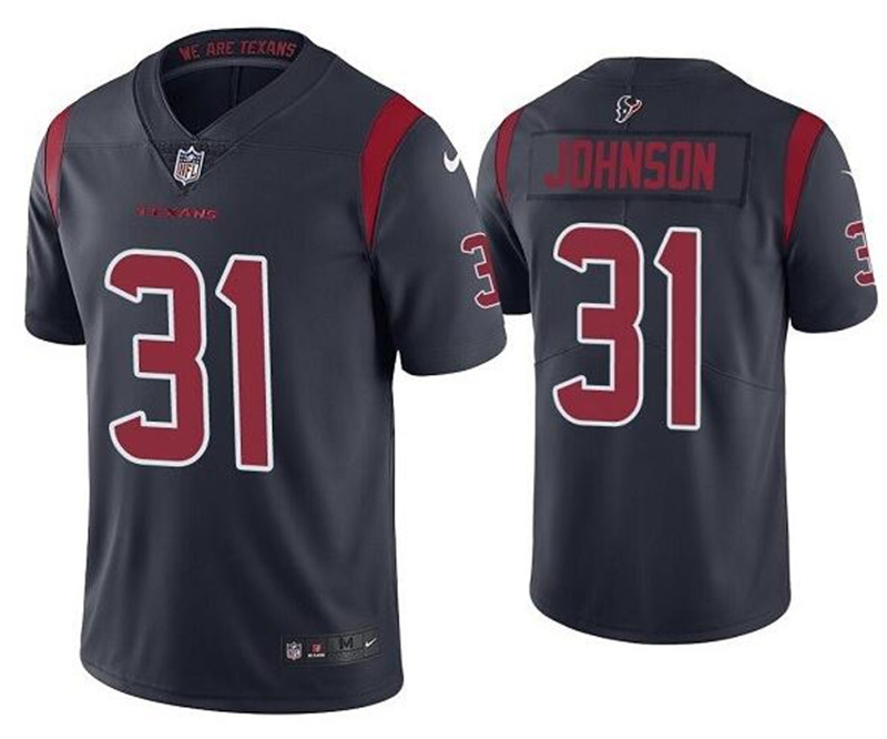 Nike Texans 31 David Johnson Navy Color Rush Limited Jersey