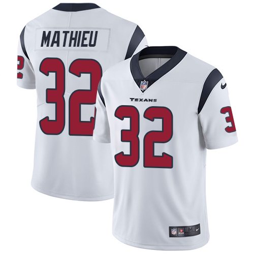  Texans 32 Tyrann Mathieu White Vapor Untouchable Limited Jersey