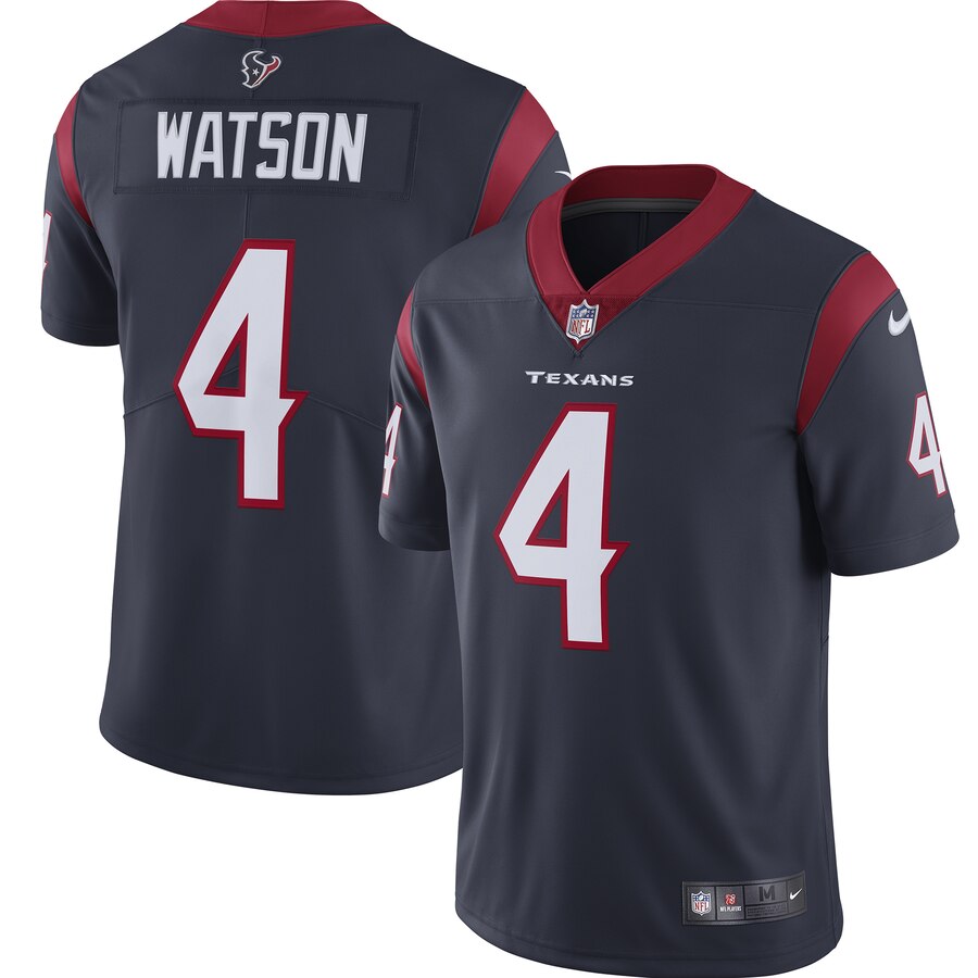 Nike Texans 4 Deshaun Watson Navy Youth New 2019 Vapor Untouchable Limited Jersey