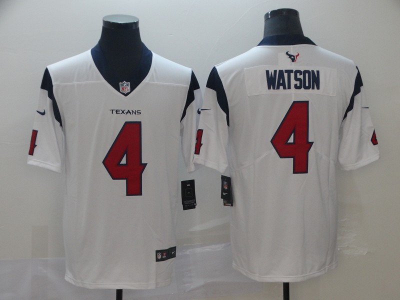 Nike Texans 4 Deshaun Watson White New 2019 Vapor Untouchable Limited Jersey