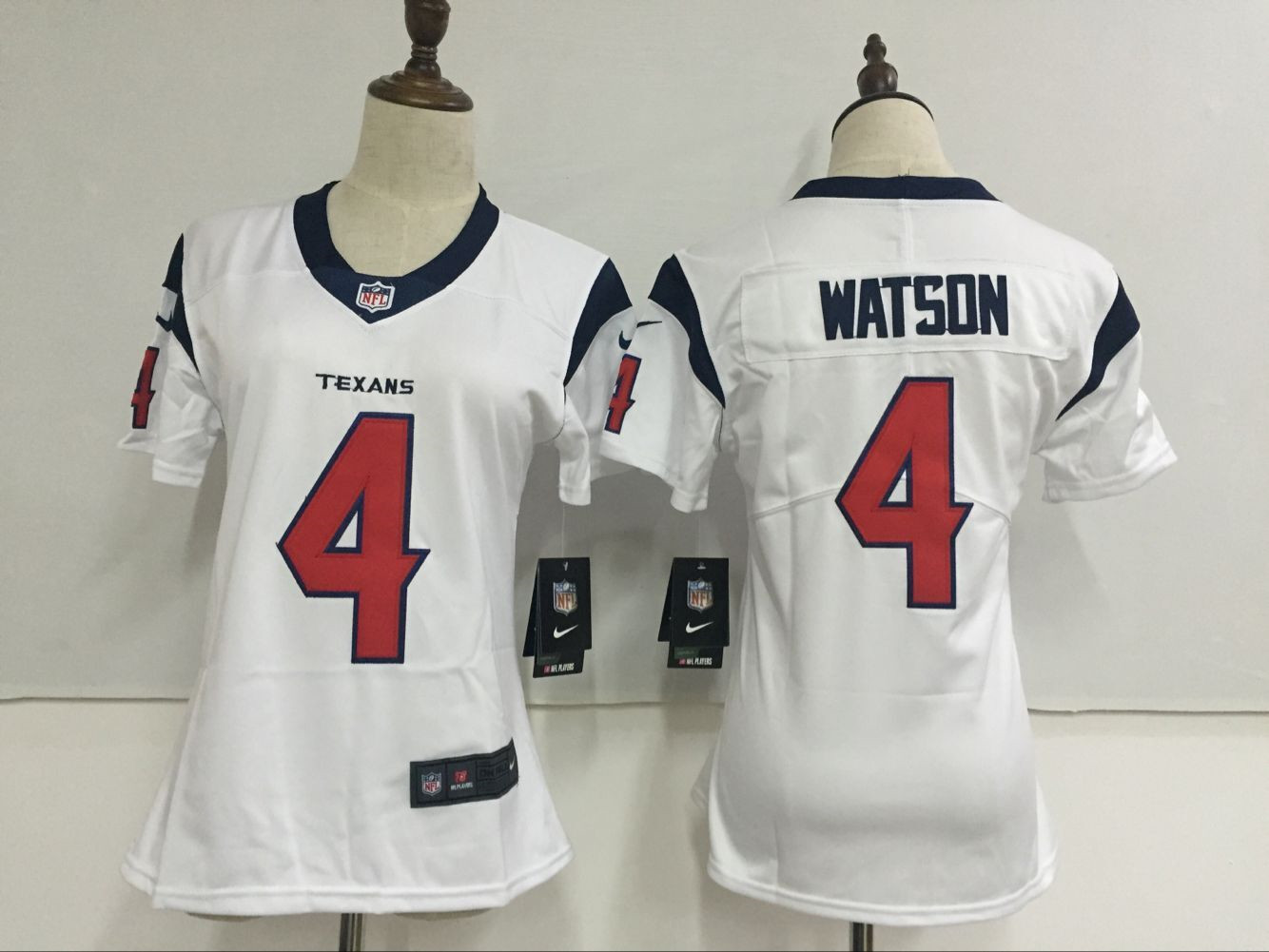  Texans 4 Deshaun Watson White Women Vapor Untouchable Player Limited Jersey