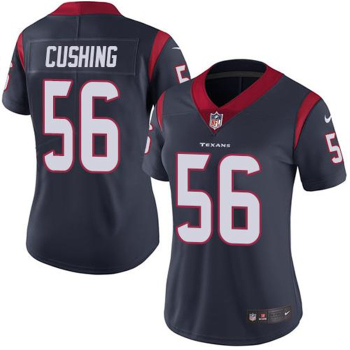  Texans 56 Brian Cushing Navy Women Vapor Untouchable Limited Jersey