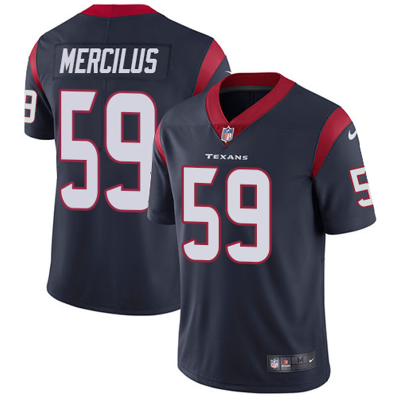  Texans 59 Whitney Mercilus Navy Vapor Untouchable Player Limited Jersey