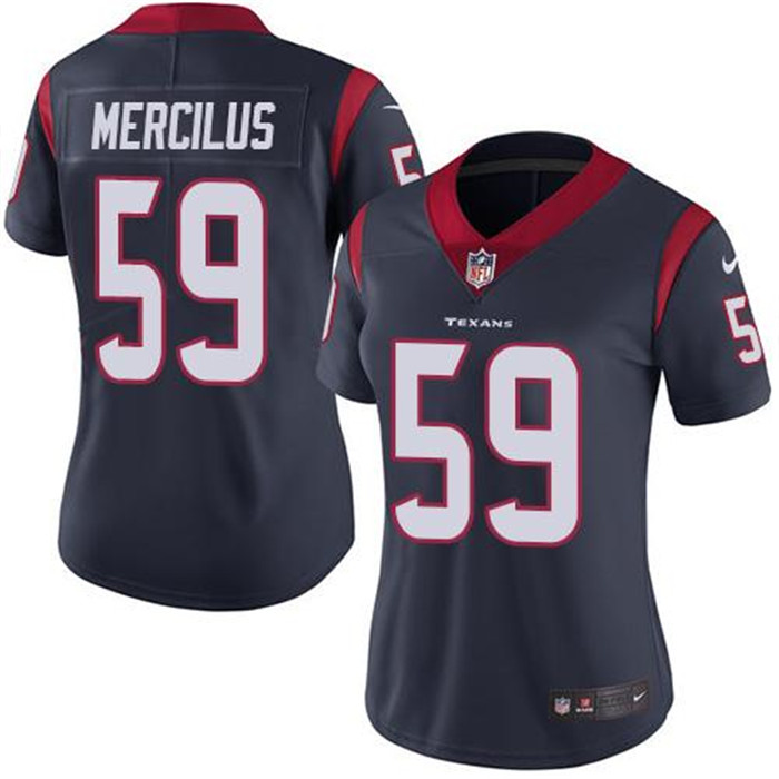  Texans 59 Whitney Mercilus Navy Women Vapor Untouchable Limited Jersey