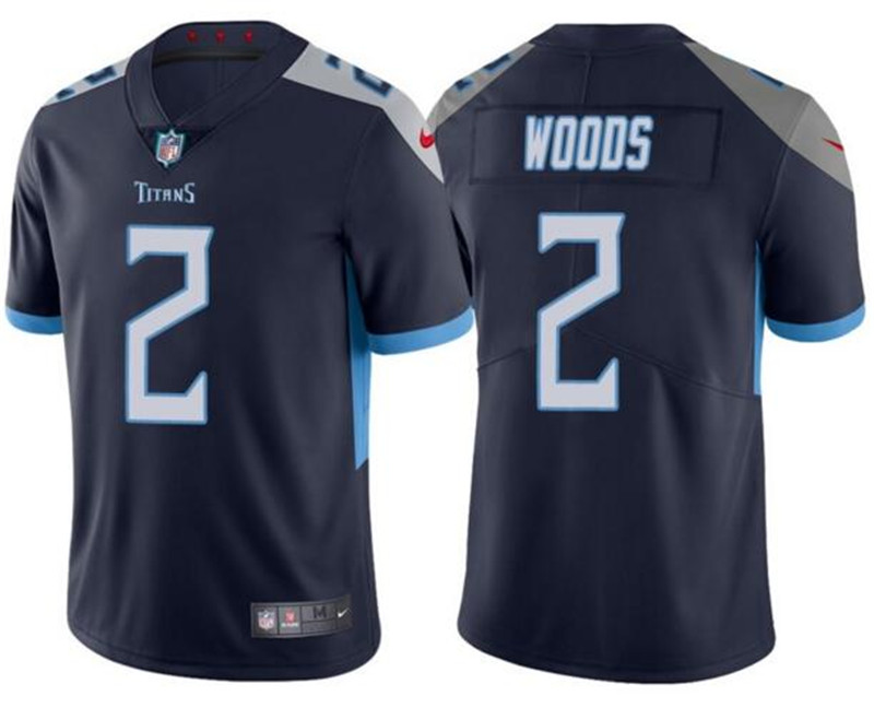 Nike Titans 2 Robert Woods Navy Vapor Limited Jersey