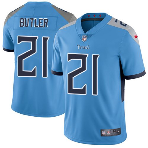  Titans 21 Malcolm Butler Light Blue New 2018 Vapor Untouchable Limited Jersey