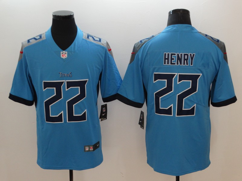  Titans 22 Derrick Henry Light Blue New 2018 Vapor Untouchable Limited Jersey