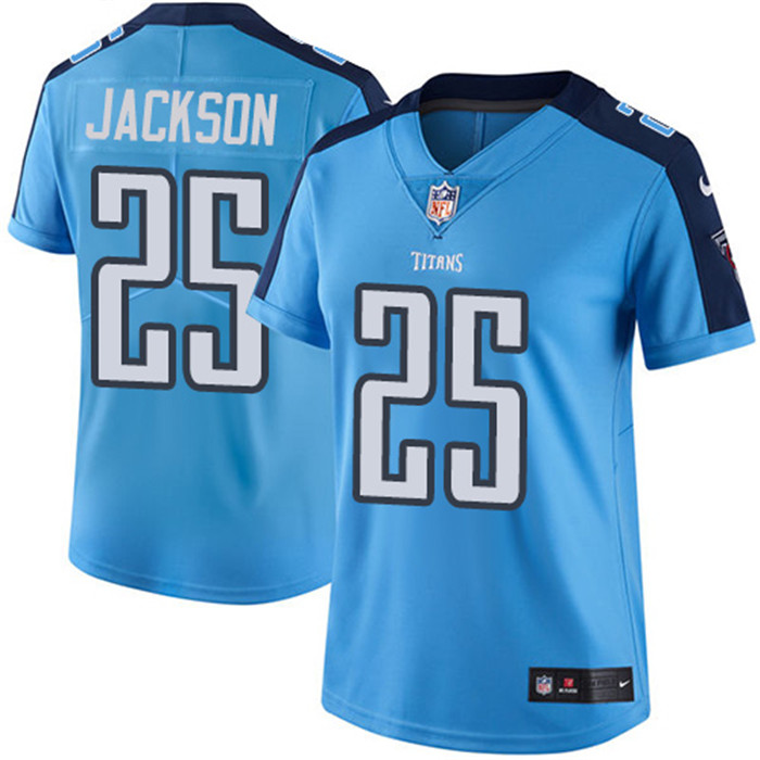  Titans 25 Adoree' Jackson Light Blue Women Vapor Untouchable Limited Jersey