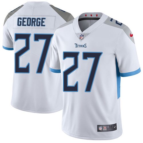  Titans 27 Eddie George White New 2018 Vapor Untouchable Limited Jersey