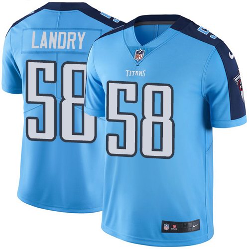  Titans 58 Harold Landry Light Blue Vapor Untouchable Limited Jersey