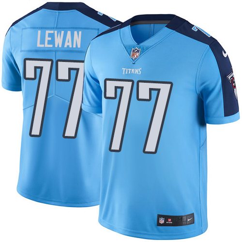  Titans 77 Taylor Lewan Light Blue Vapor Untouchable Limited Jersey