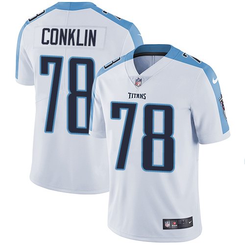  Titans 78 Jack Conklin White Vapor Untouchable Limited Jersey