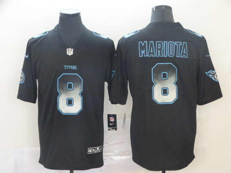 Nike Titans 8 Marcus Mariota Black Arch Smoke Vapor Untouchable Limited Jersey