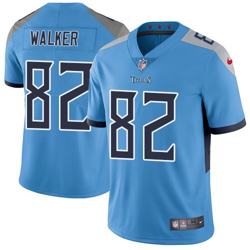  Titans 82 Delanie Walker Light Blue New 2018 Vapor Untouchable Limited Jersey