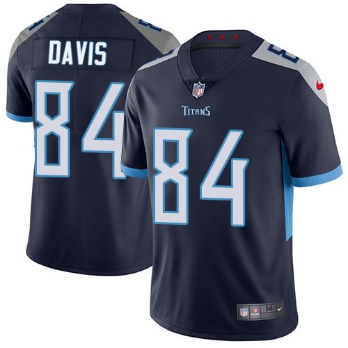  Titans 84 Corey Davis Navy New 2018 Vapor Untouchable Limited Jersey